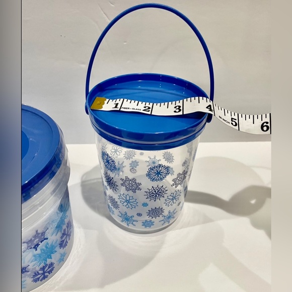 ❄️ Holiday Storage Bundle- Blue Snowflake Design NWT - Picture 5 of 11